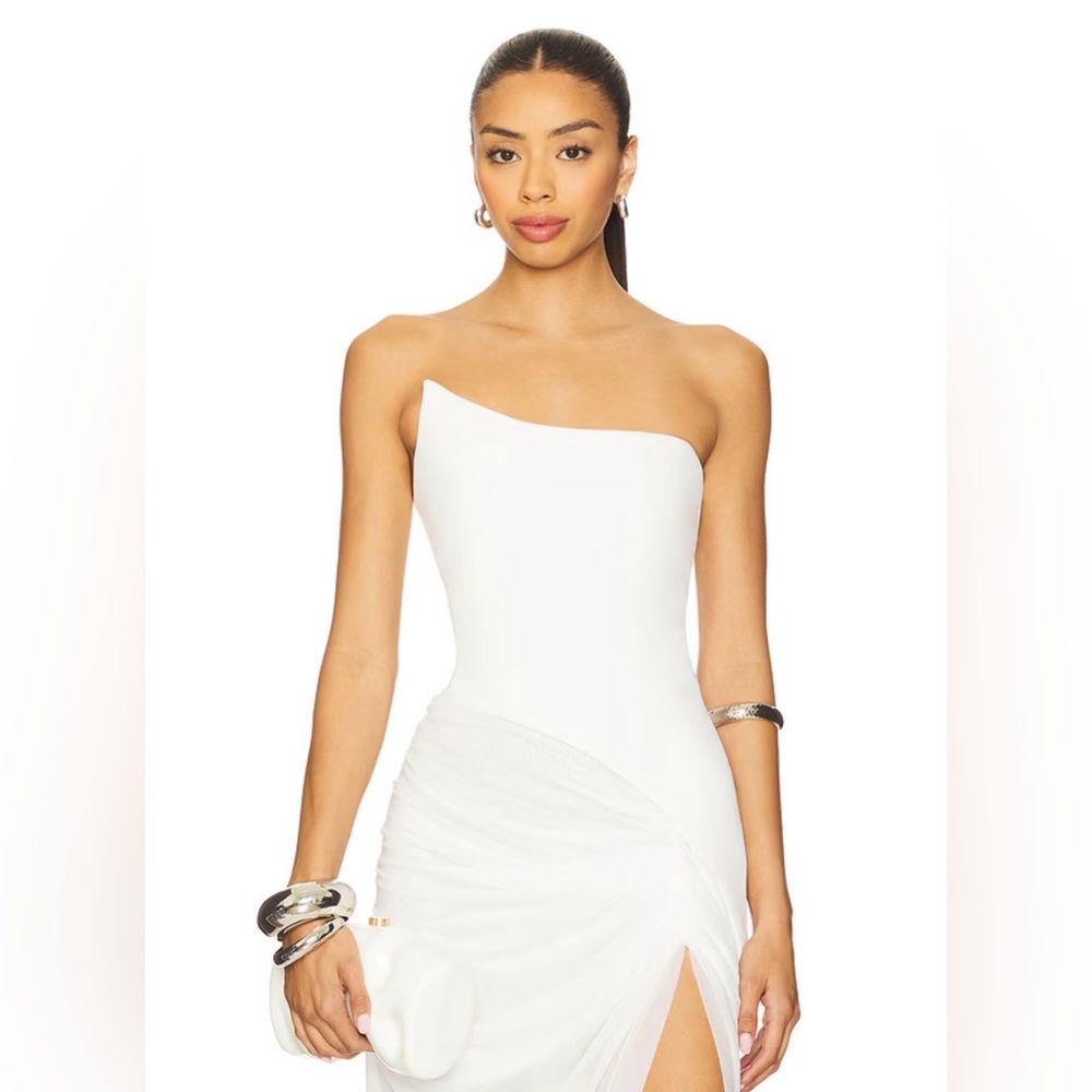 May mashiah asymetrical corset top